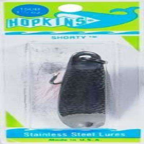 Hopkins White Shorty Bucktail Fishing Hook 1.5 Ounce Stainless Steel