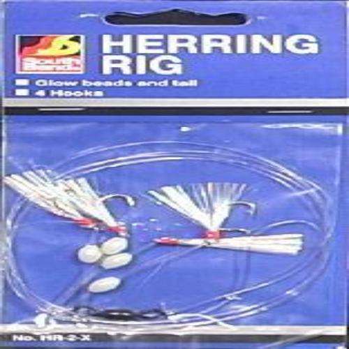 Hurricane Pearl Glow Finish Pearl Herring Rig Fish Attracting Mylar