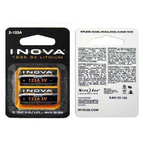 Inova Lithium Cr 123 2 Pack Batteries Useful In A Variety Of Devices
