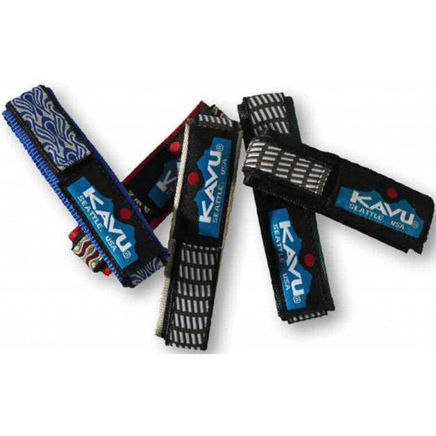 Kavu Patterned Watch Band Large Made With Tubular bing, Velcro