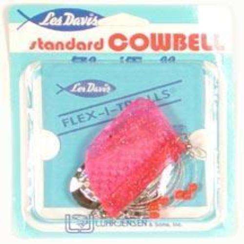 Luhr Jensen Nickel/Silver Scale Cowbell Fishing Troll Flexible Cable