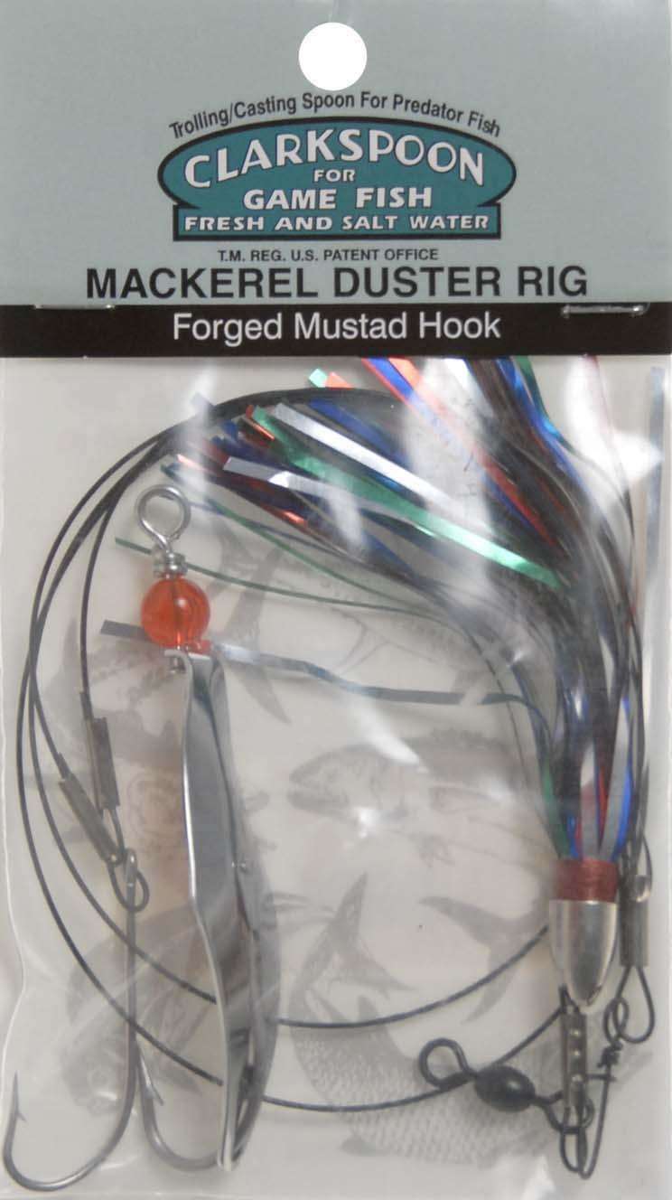 Mackerel Duster Rigs Duster Rig Rd/blu/grn/sil at