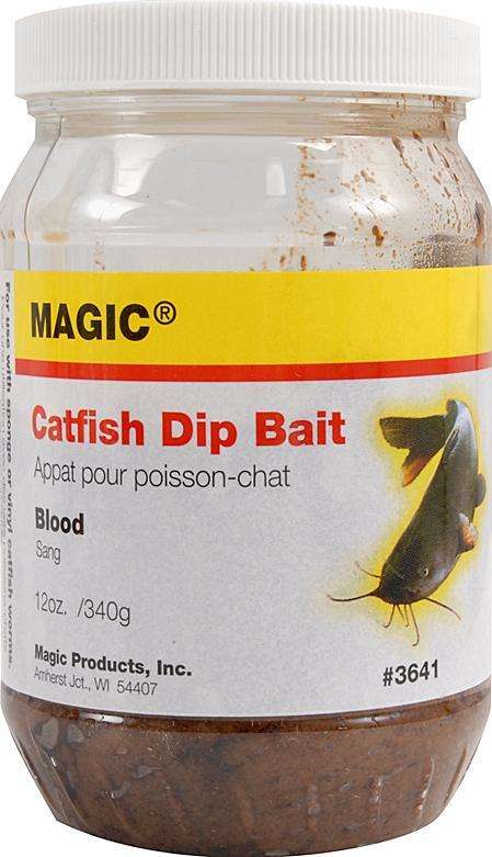 Magic Products Catfish Dip Bait Blood 12 Ounce - High Quality/Long Lasting