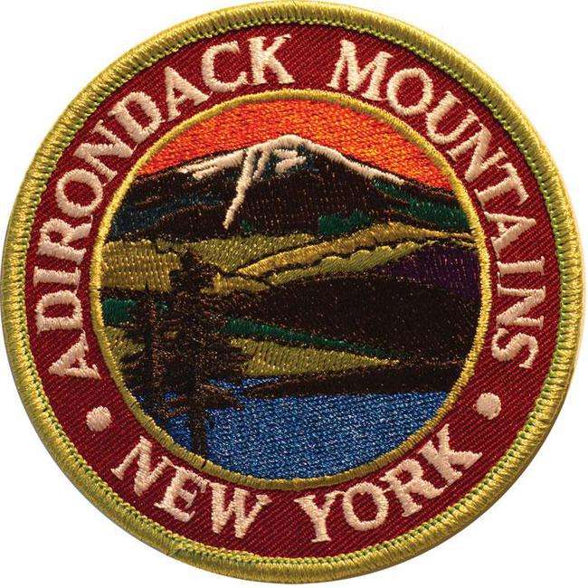 Match Adirondacks Mountains New York Patch Sew On Embroidered Patch