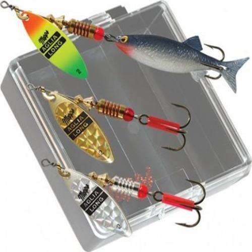 Mepps Algia Long Bass Kit Long Spinners Feature A Rugged Stainless
