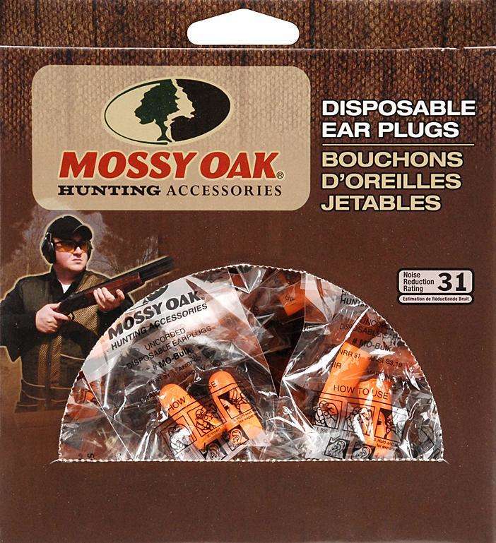 Mossy Oak Disposable Ear Plugs Bulk 100 Ideal For Hunting