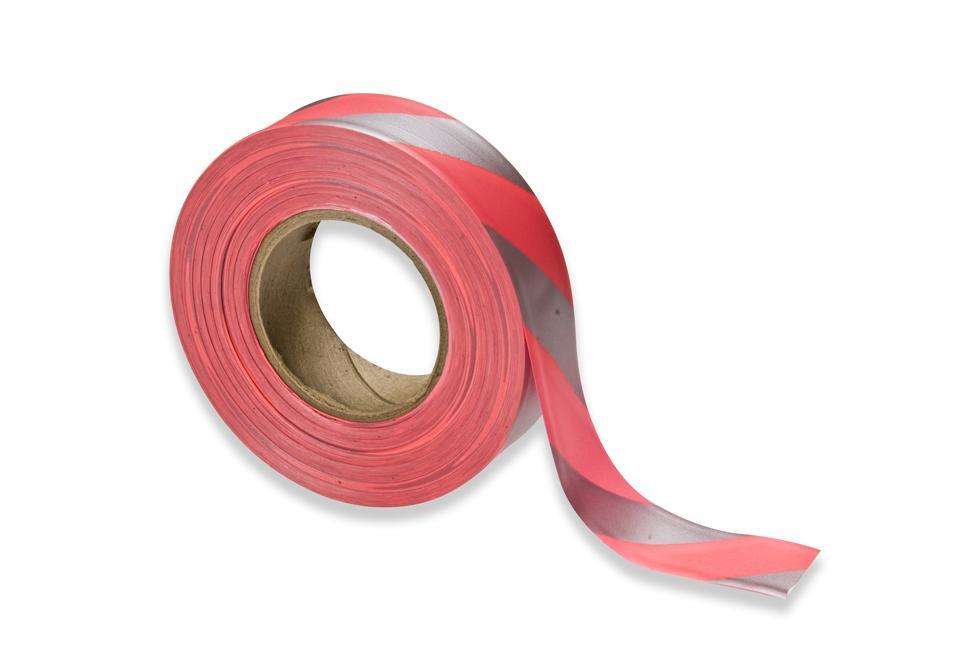 Mossy Oak Orange/Silver Reflective Flagging Tape Non Adhesive Marking