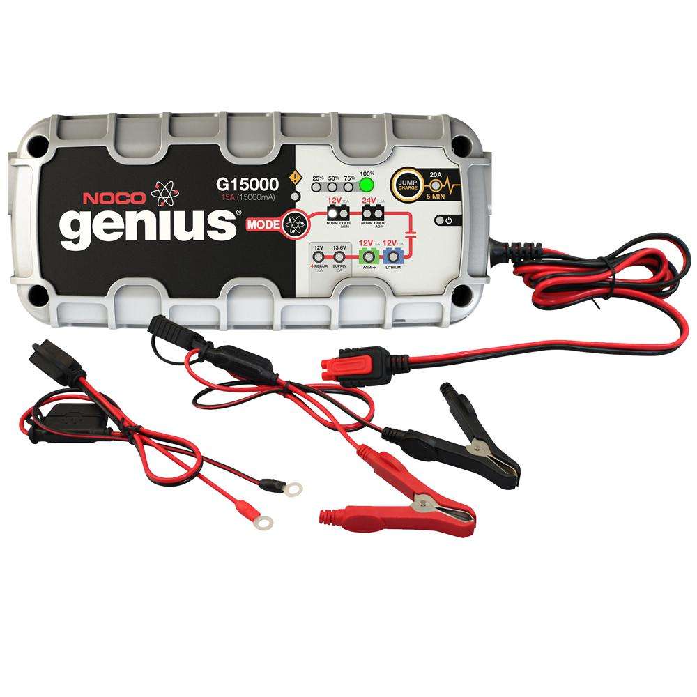 Noco Genius G15000 12V/24V 15000Ma Battery Charger HighFrequency at