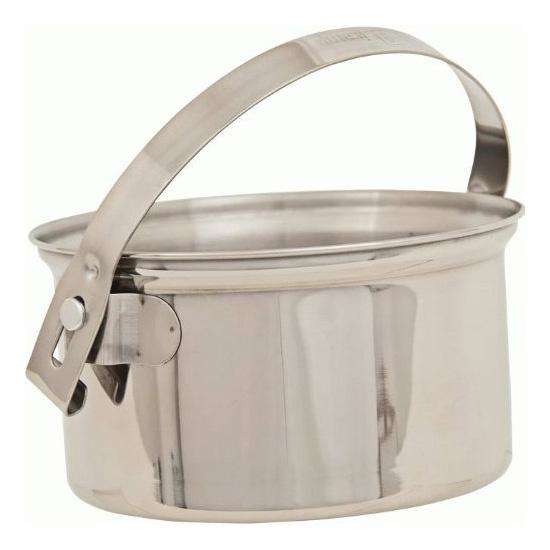 Olicamp Stainless Steel Kettle 1 Quart/QT Features Locking Bail