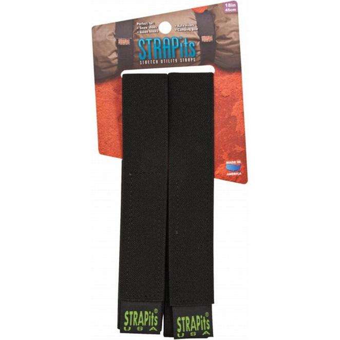 Original Strapits 18'' Velcro 2 Pack/PK Stretch Utility Straps, Made