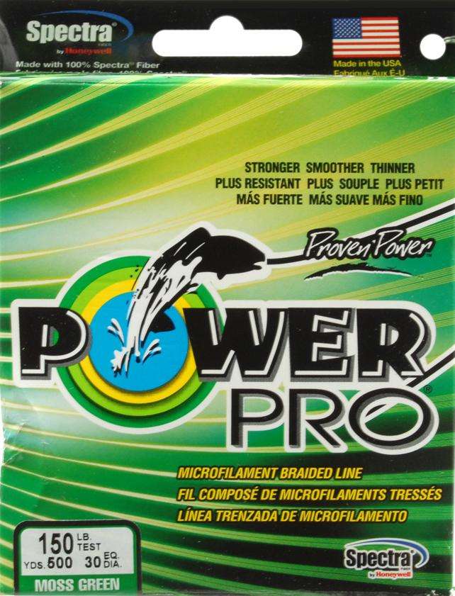 Power Pro Braided Line 30 lb / Moss Green / 150 Yard