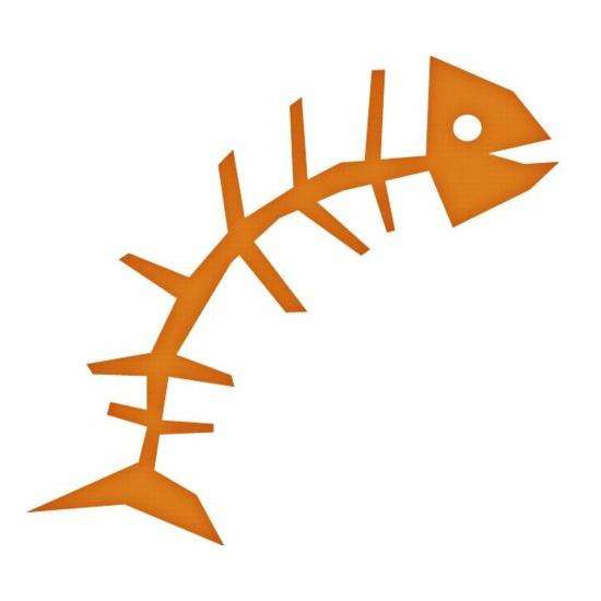 Powerline Designz Fish Sticker Vinyl Sticker For Windows/Helmets