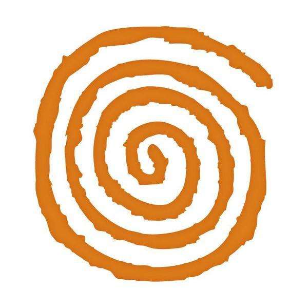 Powerline Designz Sticker Spiral Vinyl Sticker For Windows, Helmets