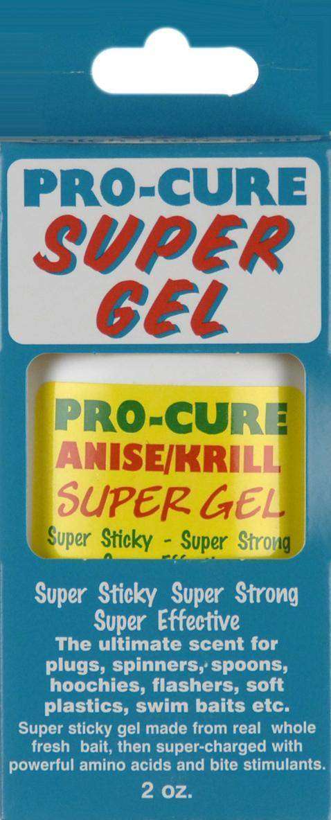 Pro Cure Trophy Walleye Super Gel 2 Ounce - Super Sticky/Strong ...