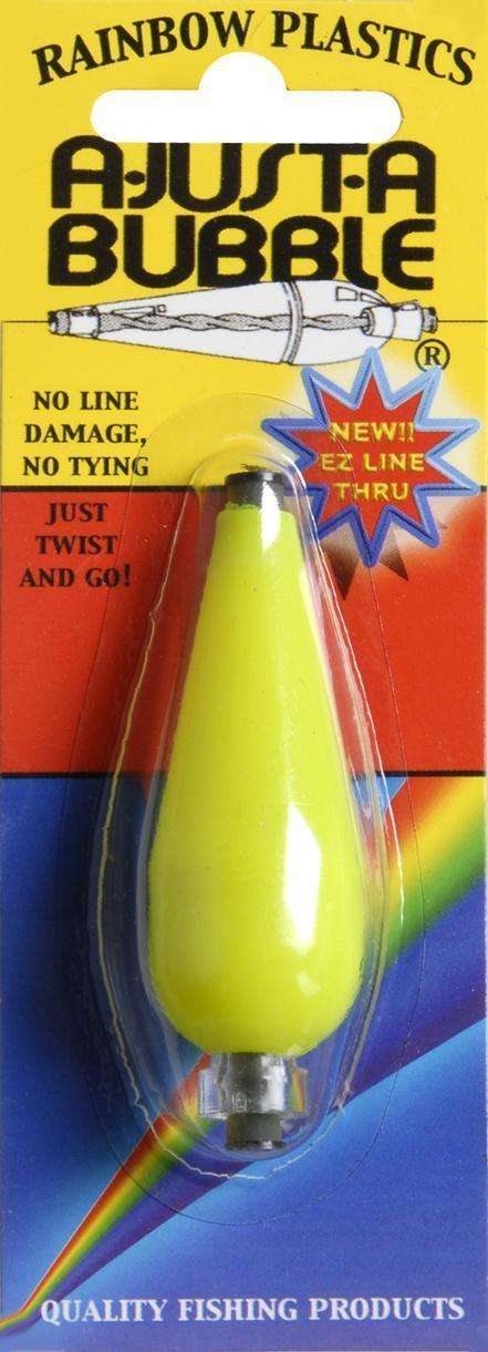 Rainbow Plastics Ajust A Bubble Float .25 Ounce - No Line Damage/No Tying