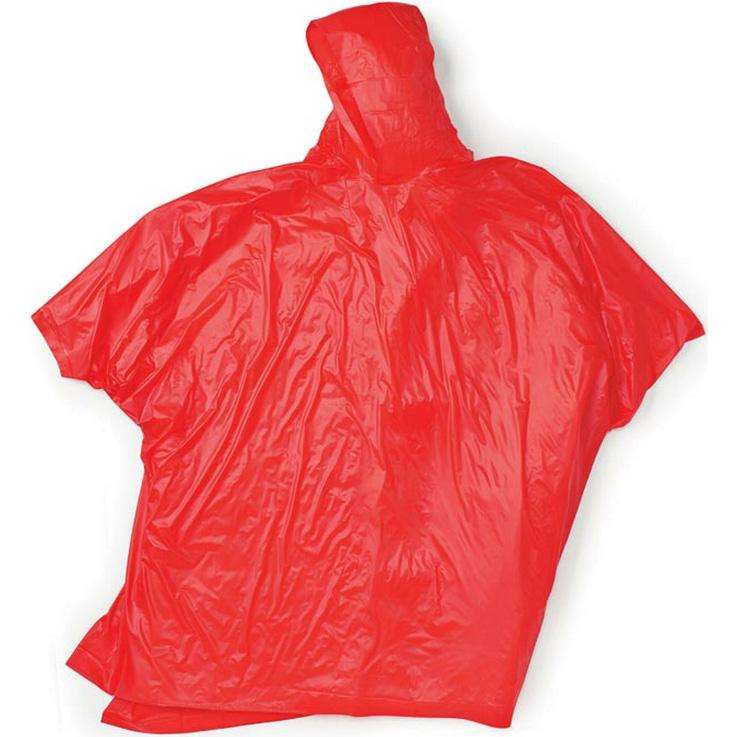 Red Ledge Adult Vinyl Poncho - Rain Gear, Emergency, Survival, Pu ...