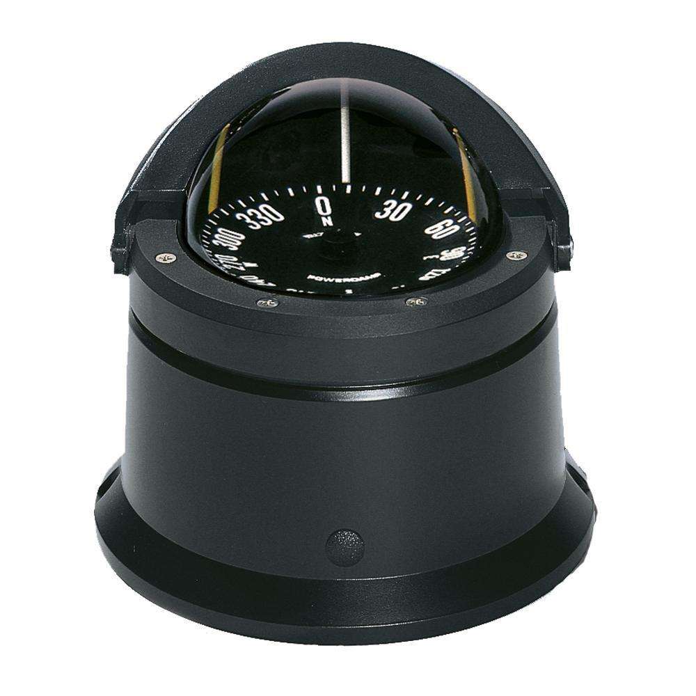 Ritchie Black D84 Voyager Compass 3'' PowerDamp Flat Dial/Movable