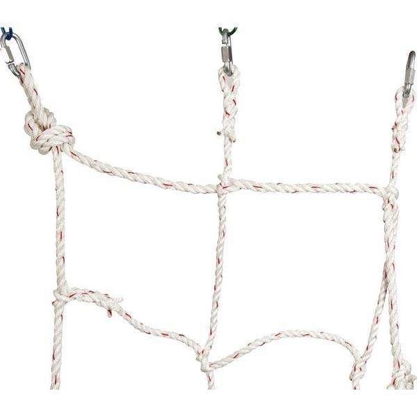 Rope Cargo Net 6' X 6' Made From 7/16'' Braided Rope For Strength