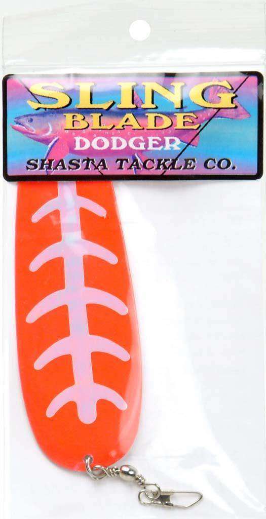 Shasta Tackle Tackle Pink Glow Sling Blade Dodger Size 3 Fishing