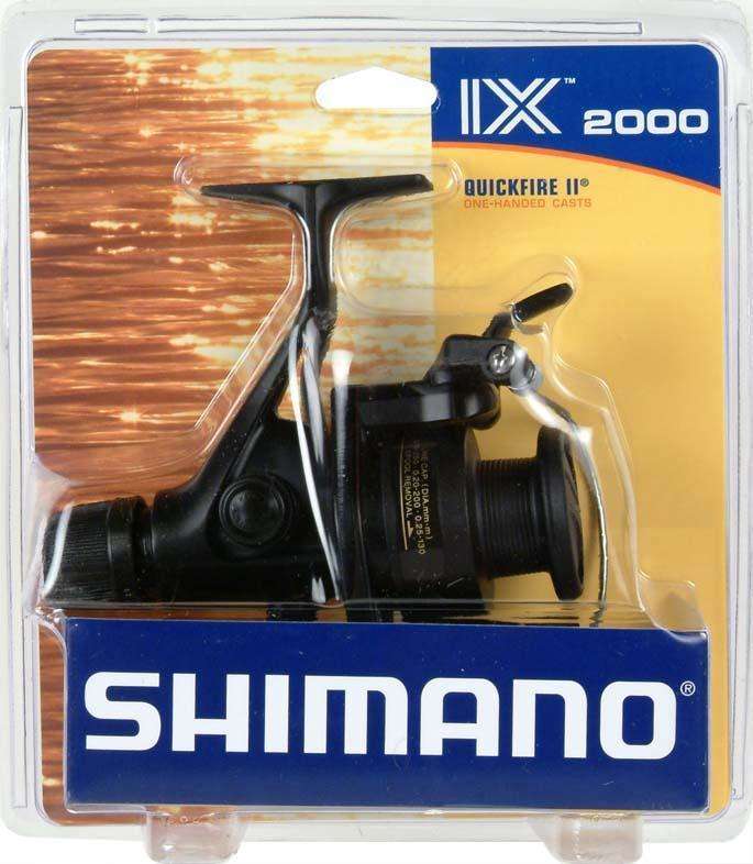 Vintage SHIMANO IX R2000 spinning reel 2000 R QUICK FIRE TRIGGER CAST rear  drag 