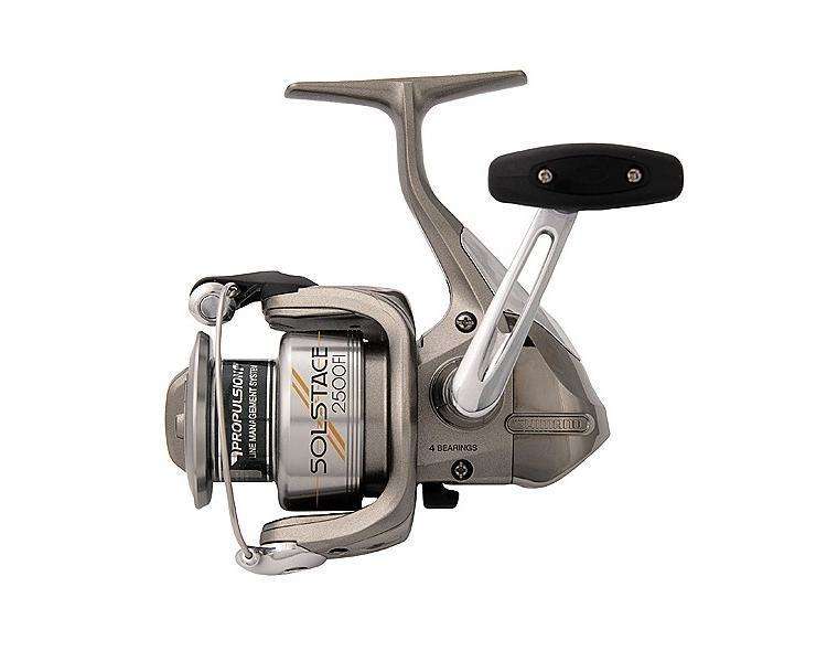 Shimano Solstace 4000 FI Front Spin Cast Reel - S-Arm Cam Ported Handle  Shank