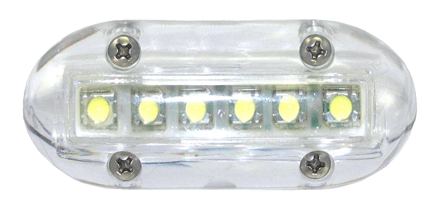 Shoreline Marine White LED Underwater Light 600L Surface Mount