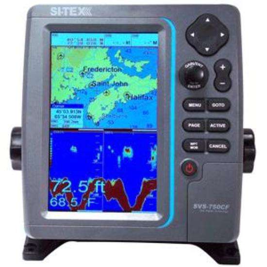 Sitex Svs750cf Gps Chartplotter/color Echo Sounder 600w Large 5.7