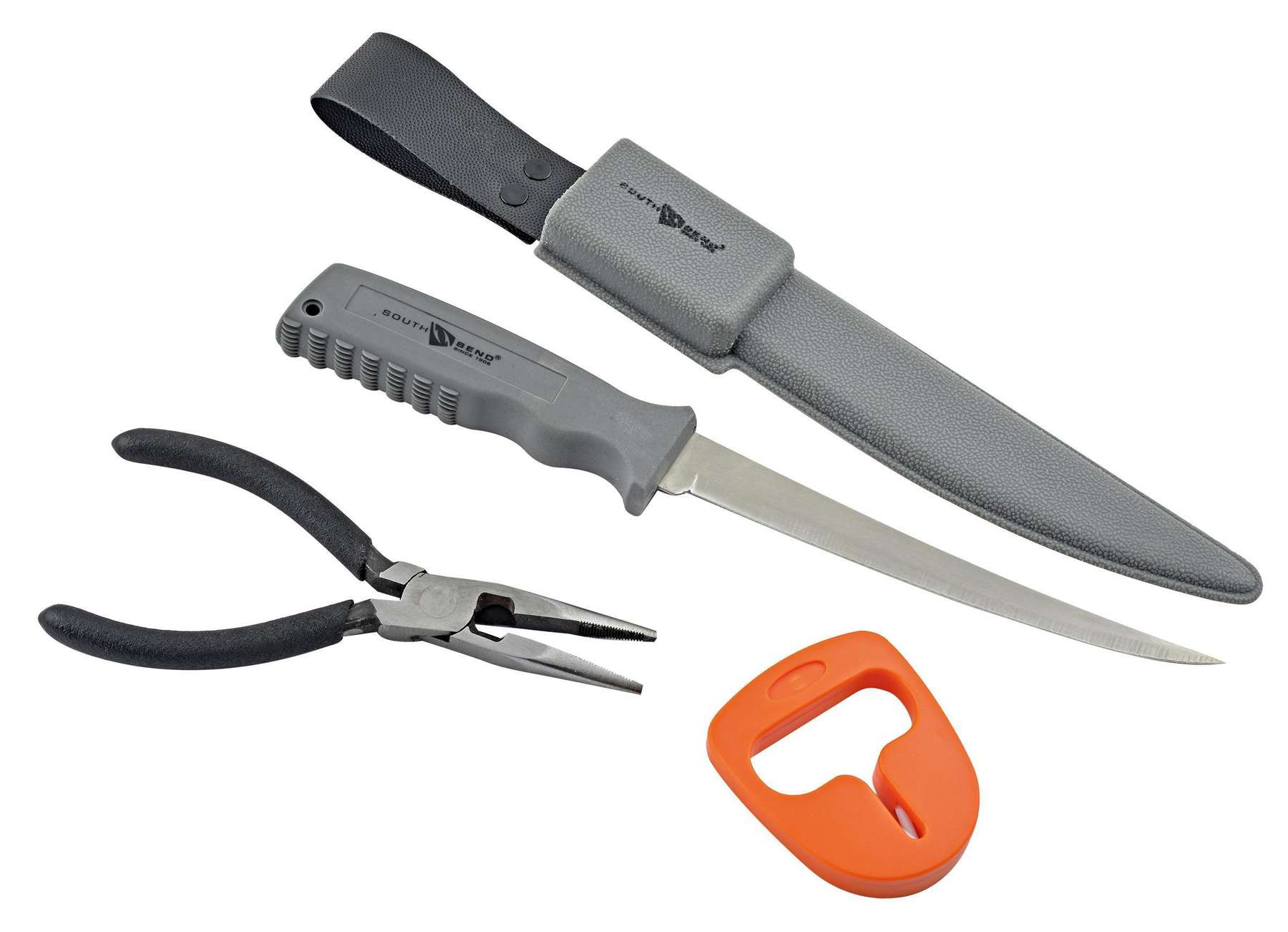 South Bend Combo Pack w/Knife Hone Pliers 6'' High Carbon Steel
