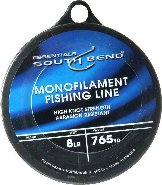 SouthBend Clear Monofilament Fishing Line 4,6,8,10,12,20 Lb NEW 