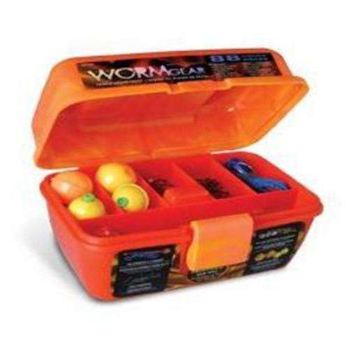 South Bend Pink Wormgear Tackle Box 88 Piece Complete w/A Hook