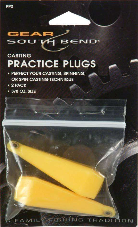 South Bend Practice Plug 2 Pack - Ideal For Casting, Spincasting Or  Spinning