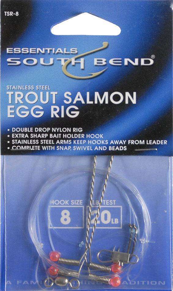 South Bend Trout Salmon Egg Rig Size 8 Stinless Steel Extension Arms