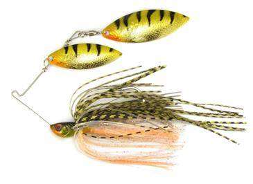 Stanley Vibra Shaft Painted Blade Spinnerbait 3/8 Ounce - Detailed Head  w/Eyes