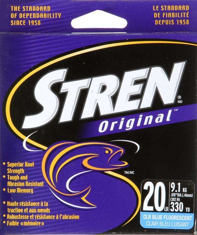 Stren Clear Blue Fishing Line 330 Yard 20 Pounds Test - Superior