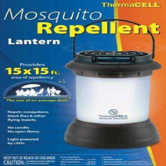 Thermacell Lantern repelling mosquitoes, black flies & flying insects