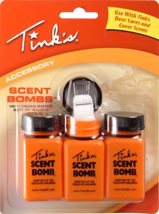 Tink's Scent Bombs 3 Pack Use As Yardage Makers/Cover Scents/Deer