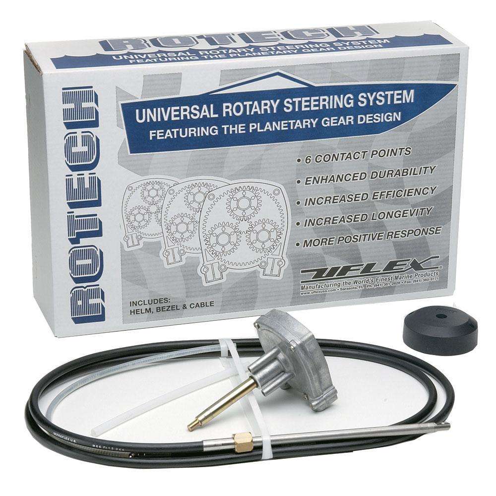 UFlex Rotech 14' Rotary Steering Package Cable, Bezel, Helm, Fast