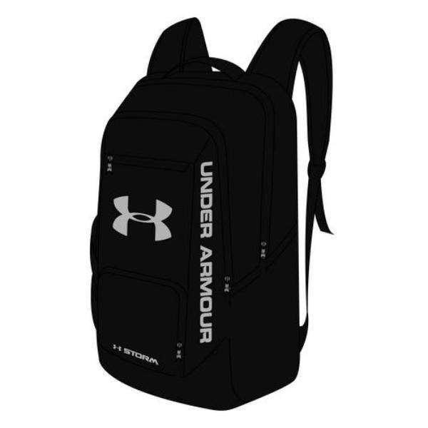 under armour hustle backpack black