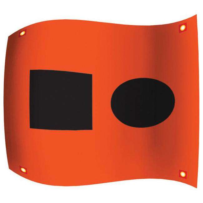 Ust Marine Sos Distress Signal Flag 3' X 3' Made Of HeavyDuty