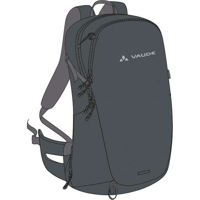 Vaude Blue Wizard 24+4 Liter Large Volume Hiking Backpack Polyurethane Coated at