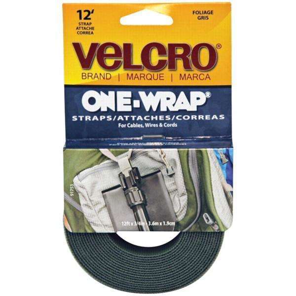 Velcro Foliage Green OneWrap Velcro Straps/Super Strong/ReUSAble/12