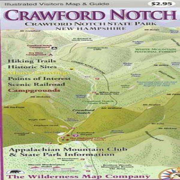 Wilderness Map Co Crawford Notch Map & Guide at