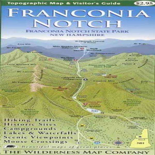 Wilderness Map Co Franconia Notch Map & Guide