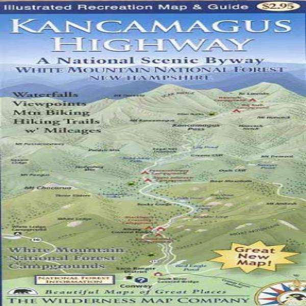 Wilderness Map Co Kancamagus Hwy Map/Guide 