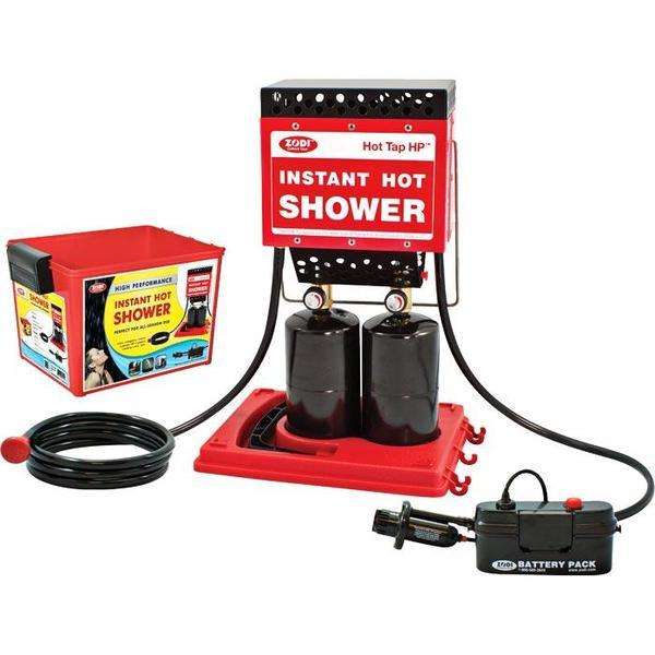 Zodi Hot Tap HP Shower Ideal For Camping/ Hunting/RVs/Cabins/Boats