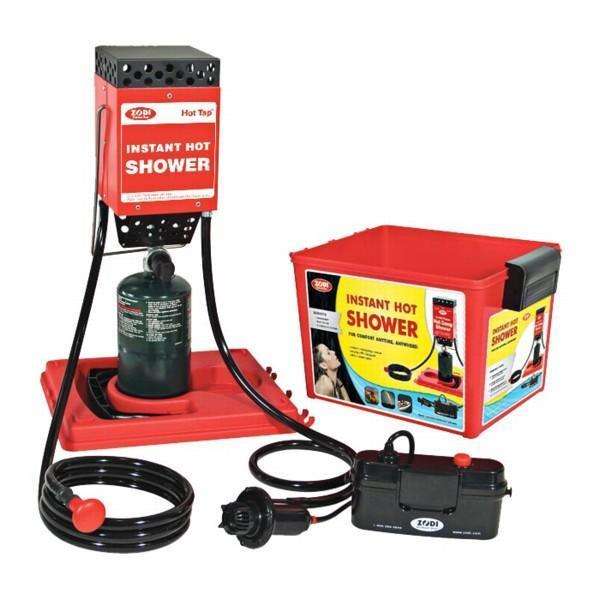 Zodi Hot Tap Portable Shower Instant Portable Propane Hot Shower