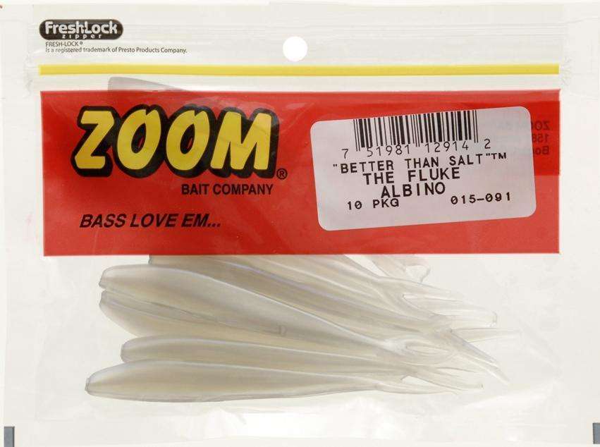 Zoom Baby Bass The Fluke Bait 10 Pack Soft Jerk Baits Are Known Fish