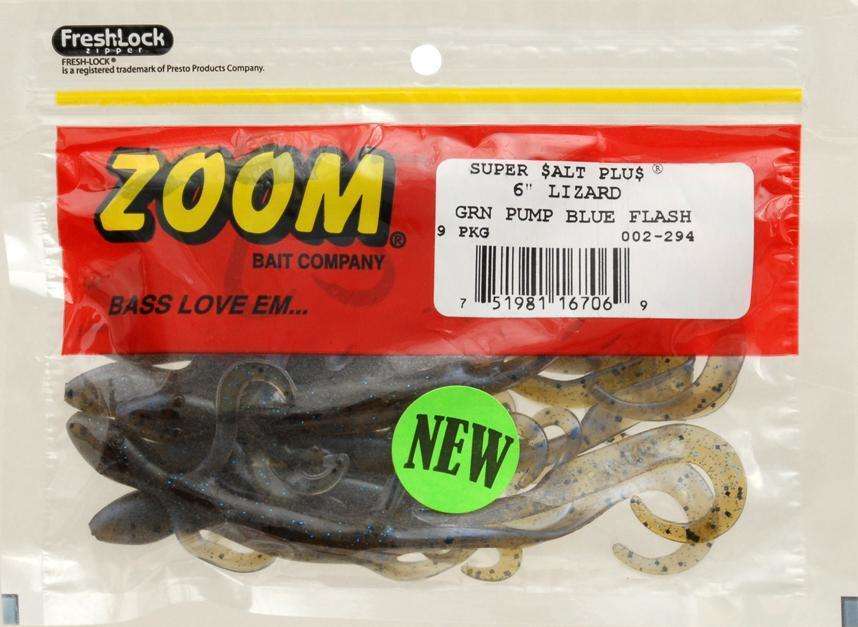 Zoom Bait Disco Violet Magnum Super Fluke Bait 5 Pack Known Fish