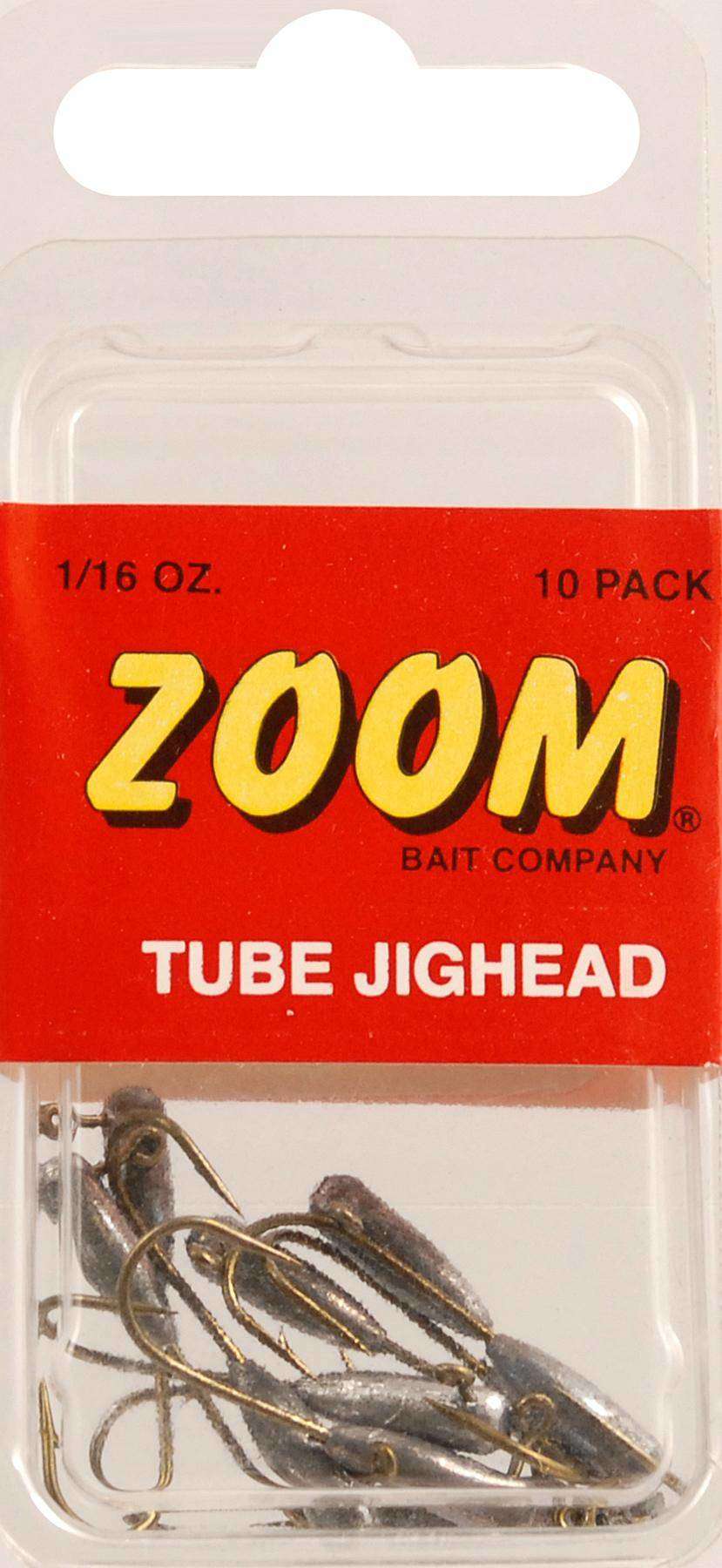 Zoom Tube Jighead 10 Per Pack 1/32 Ounce - High Quality, Fishing Accessory